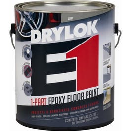 Epoxy Floor Paint, Gray Semi-Gloss, Gallon