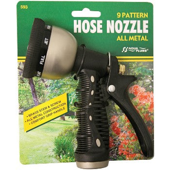 H Berger Co 104798 Deluxe Hose Nozzle ~ 9 Pattern