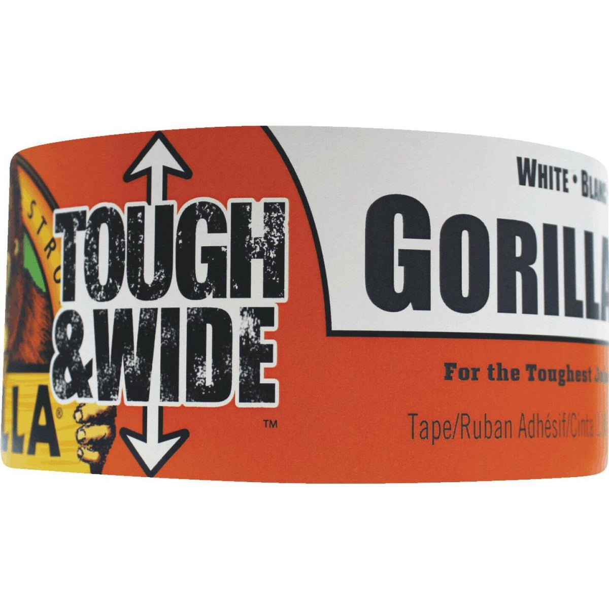 Gorilla Tough and Wide White Duct Tape 2.88-in x 25 Yard(s) in the Duct Tape  department at