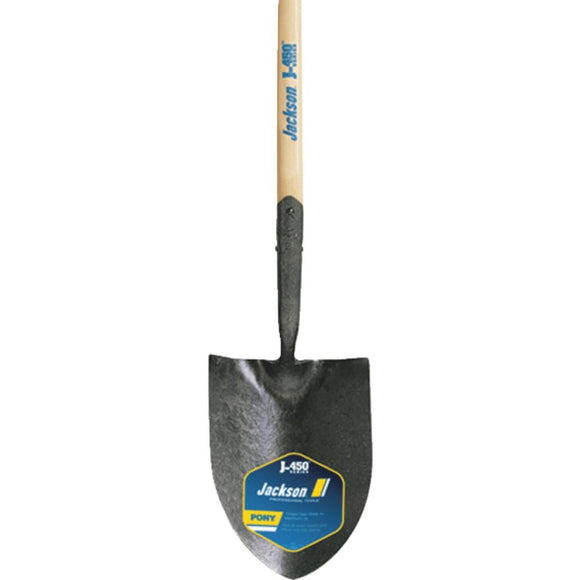 Jackson Pony J-450 Series 47 In. Wood Handle Round Point Contractor Shovel