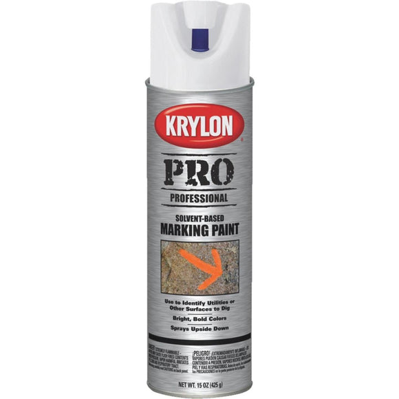 Krylon APWA White 15 Oz. Inverted Marking Spray Paint