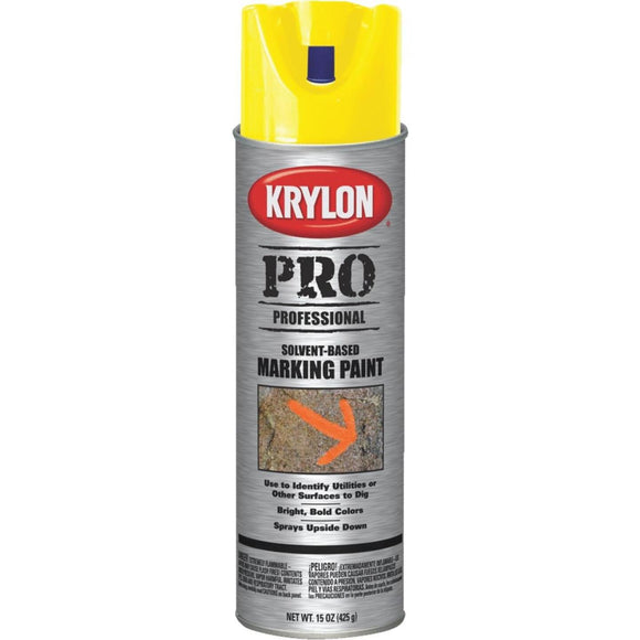 Krylon Hi-Visibility Yellow 15 Oz. Inverted Marking Spray Paint