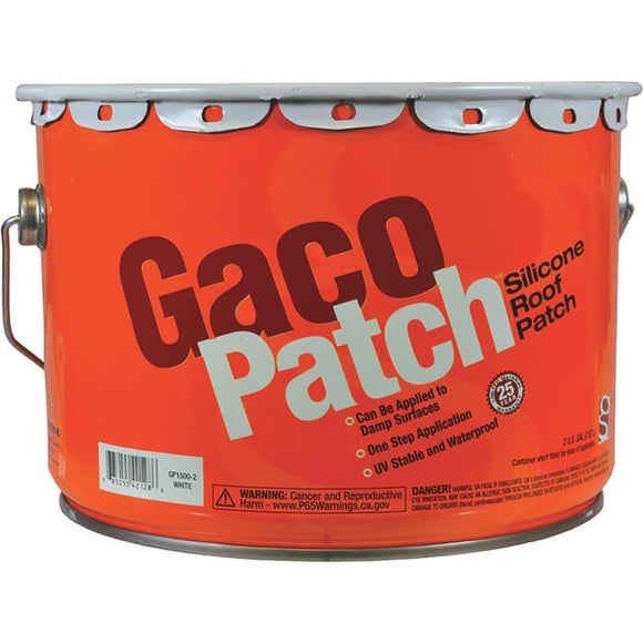 Gaco GacoPatch 2 Gal. White Silicone Roof Patch, 193-942