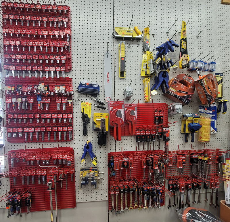 Our selection of clamps, wrenches, ratchet wrenches, and sockets. 