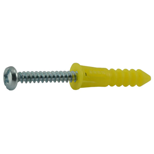 Monster Fastener Ribbed Plastic Anchor Kits