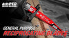 Diablo 6/9TPI AMPED™ Demo Demon™ Carbide Teeth Reciprocating Saw Blades for General Purpose Cuts