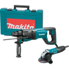 Makita 1 SDS‑PLUS AVT® Rotary Hammer (D‑handle) and 4‑1/2 Angle Grinder