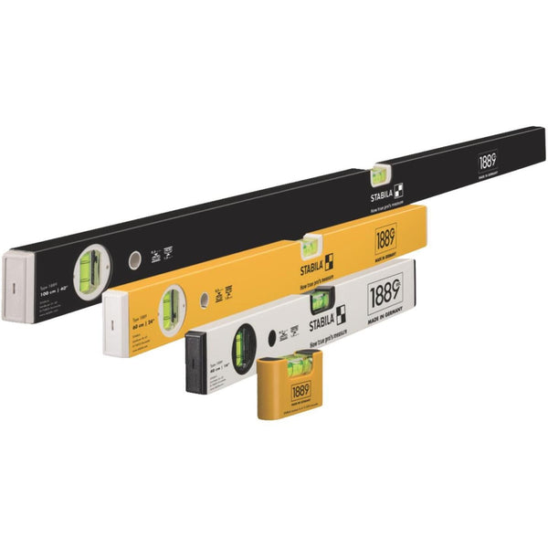 Stabila 1889 Edition Four Level Set (2 In., 16 In., 24 In. 48 In