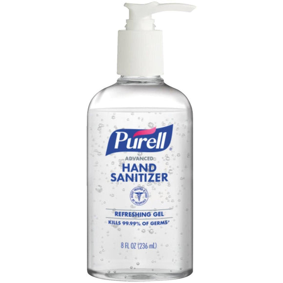 Purell 8 Oz. Advanced Hand Sanitizer Refreshing Gel Pump Bottle