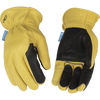 Kinco Hydroflector™ Water-Resistant Premium Grain Buffalo Driver With Double-Palm Glove (Medium)