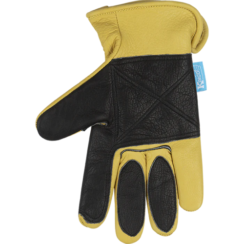 Kinco Hydroflector™ Water-Resistant Premium Grain Buffalo Driver With Double-Palm Glove (Medium)