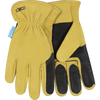 Kinco Hydroflector™ Water-Resistant Premium Grain Buffalo Driver With Double-Palm Glove (Medium)