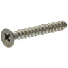 Hillman 18-8 Stainless Steel Flat Head Phillips Sheet Metal Screw