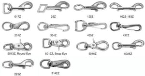 Campbell 5/8" Swiveling, Strap Eye Spring Snap