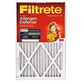 Micro Allergen Filter, Red, 24 x 30 x 1-In.
