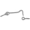 Hook & Eye, Stainless Steel, 3-In.