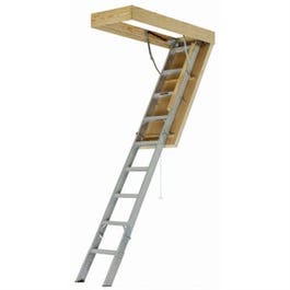 Attic Ladder, Pinnacle Series, Aluminum, 22.5-In.