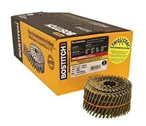 Bostitch Stanley 2-1/2" X .099" X 15 Coil Framing Nails 3600 Count