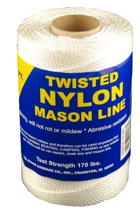 T.w Evans Cordage #18 Twisted Nylon Mason Line 272' - Holbrook, NY - GTS  Builders Supply