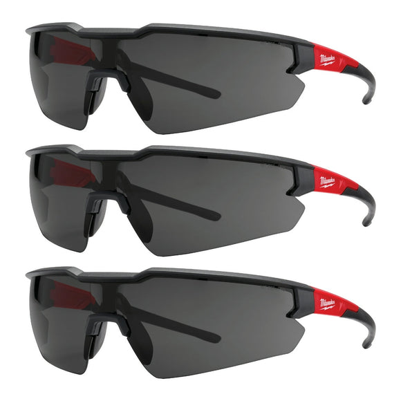 3PK Safety Glasses - Tinted Anti-Scratch Lenses