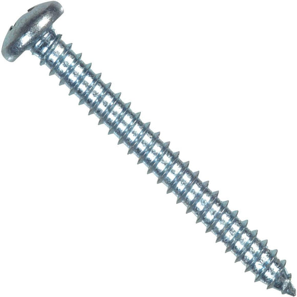 Hillman #10 x 2-1/2 In. Phillips Pan Head Zinc Sheet Metal Screw (100 Ct.)