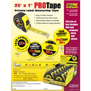 IVY Classic Private Label ProTape Measuring Tape