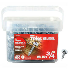 Teks #8-15 x 3/4 in. Philips Pan Head Sharp Point Lath Screw